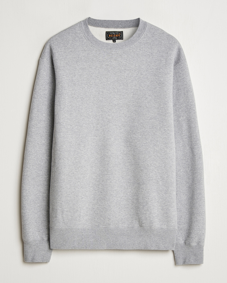 Herre | Trøjer | BEAMS PLUS | Japanese Cotton Sweatshirt Grey