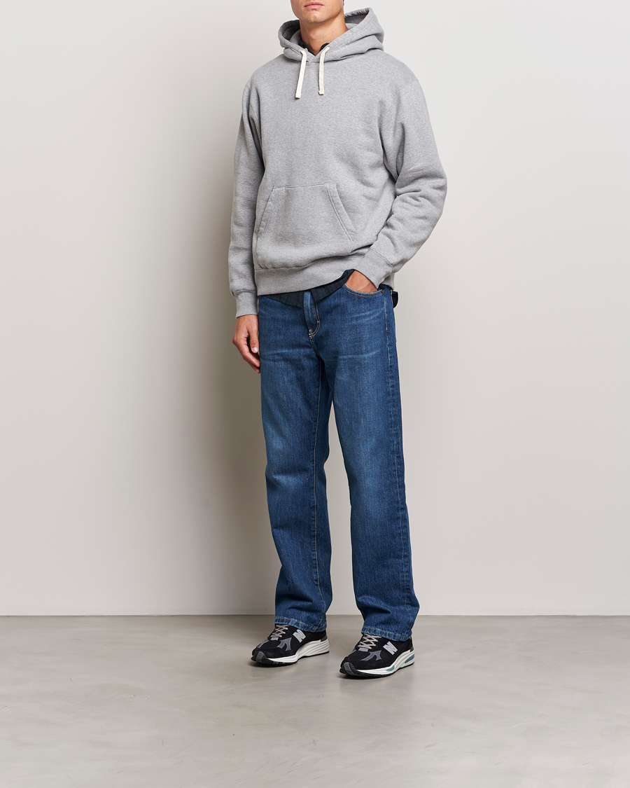 Herre | Trøjer | BEAMS PLUS | Japanese Cotton Hoodie Grey