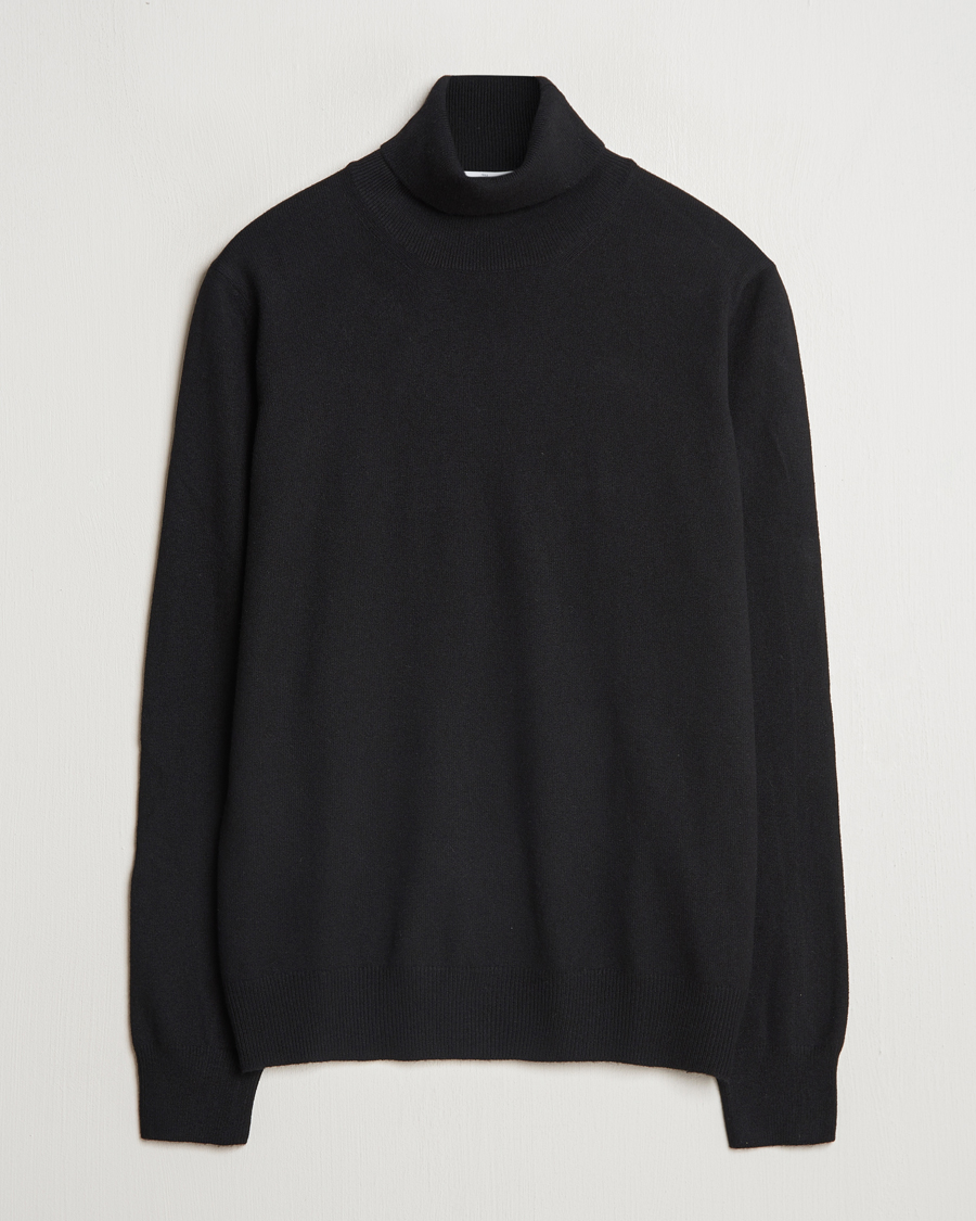 Herre | Trøjer | Gran Sasso | Wool/Cashmere Rollneck Black