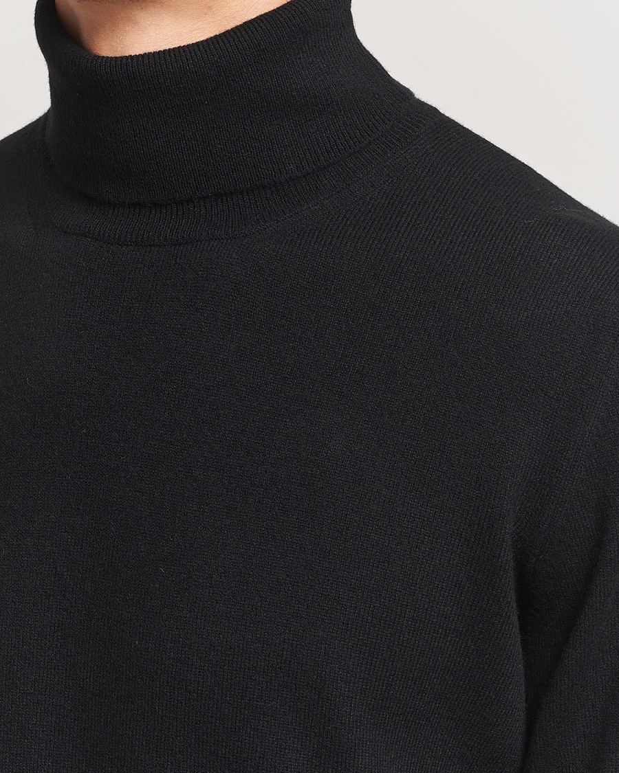 Herre | Trøjer | Gran Sasso | Wool/Cashmere Rollneck Black