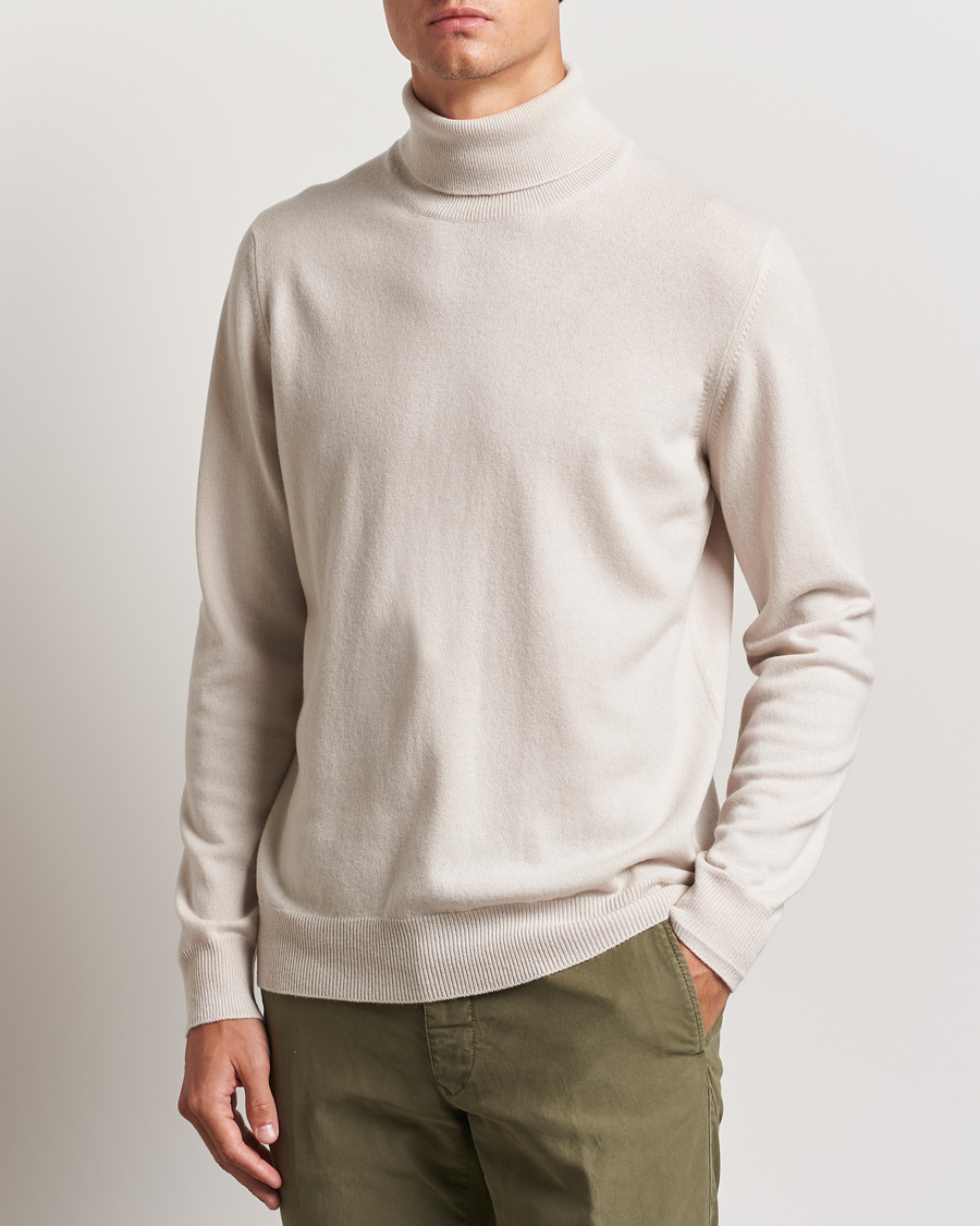 Herre | Trøjer | Gran Sasso | Wool/Cashmere Rollneck Cream