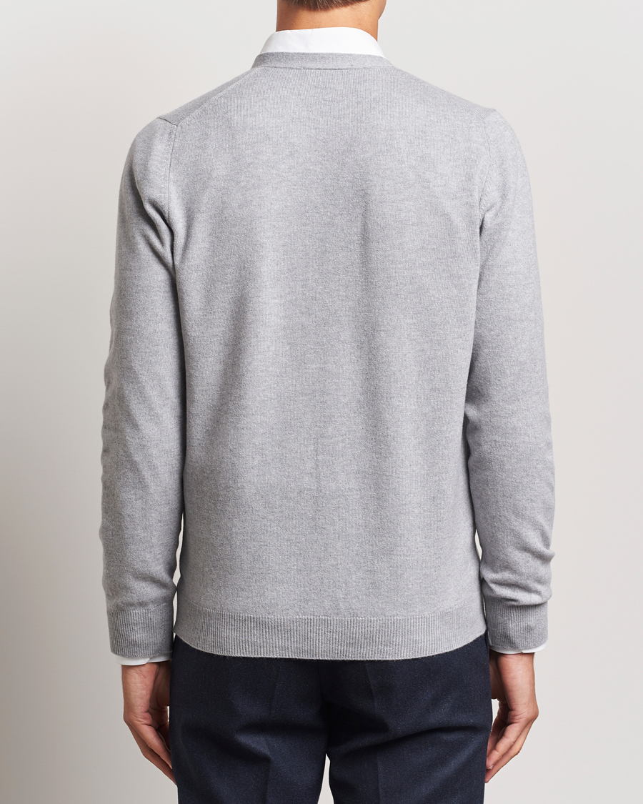 Herre | Trøjer | Gran Sasso | Wool/Cashmere Cardigan Light Grey