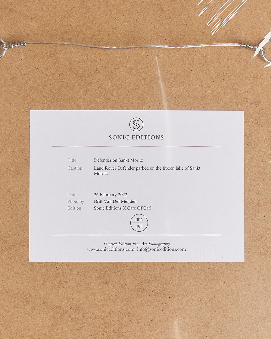 Herre | Plakater | Sonic Editions | Framed Defender on Sankt Moritz