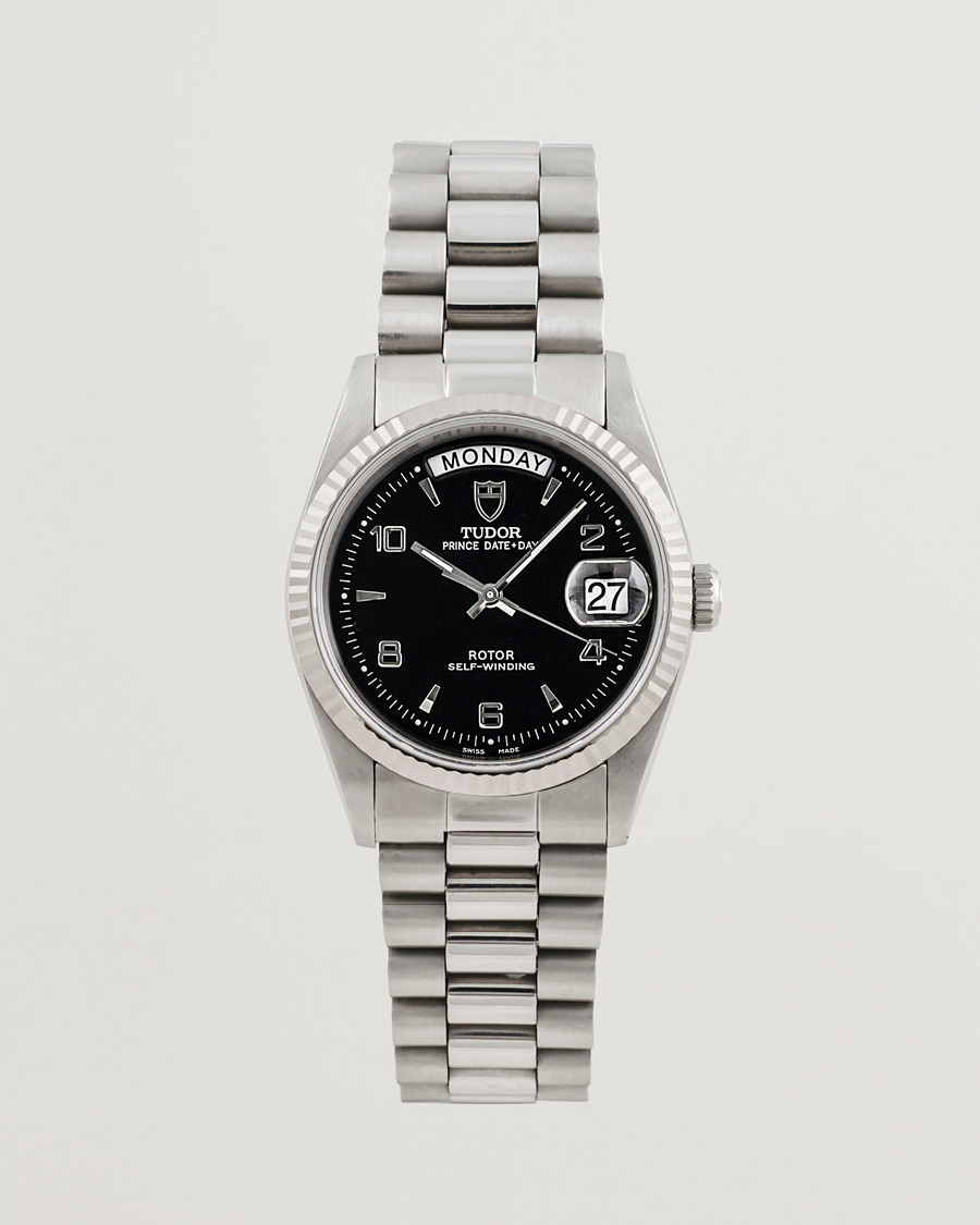 Herre | Tudor Pre-Owned Date Day 76214 Silver | Tudor Pre-Owned | Date Day 76214 Silver