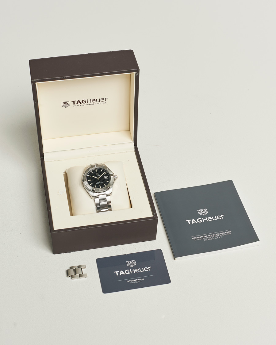 Herre | Tag Heuer Pre-Owned Aquaracer Caliber 5 Silver | Tag Heuer Pre-Owned | Aquaracer Caliber 5 Silver