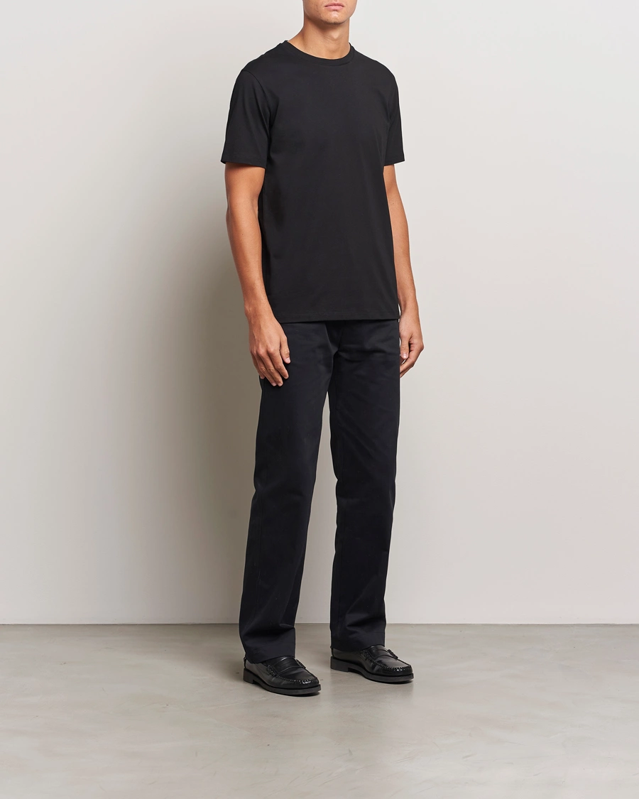 Herre | T-Shirts | A Day's March | Midweight T-Shirt Black