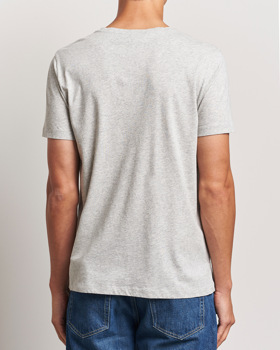 Herre | T-Shirts | A Day's March | Lightweight T-Shirt Grey Melange