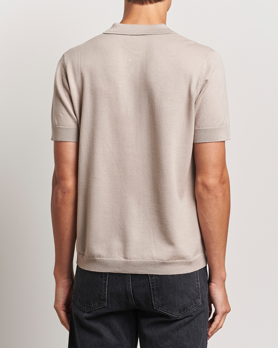 Herre | Polotrøjer | A Day's March | Rosehall Short Sleeve Merino Polo Dove