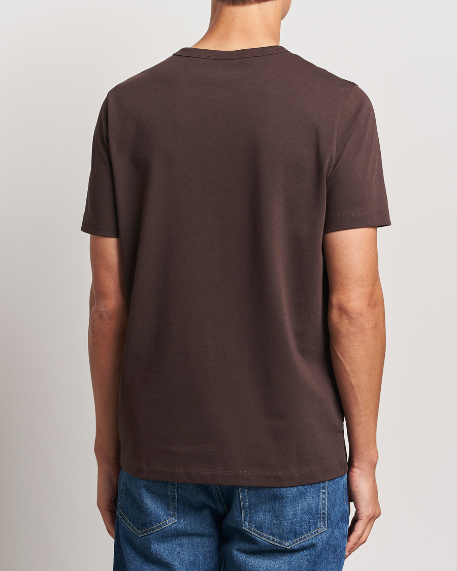 Herre | T-Shirts | A Day's March | Heavyweight T-Shirt Dark Chocolate