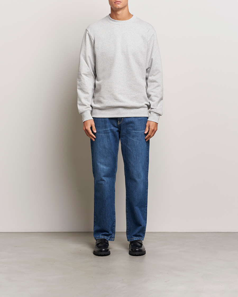 Herre | Trøjer | A Day's March | Etienne Sweatshirt Grey Melange