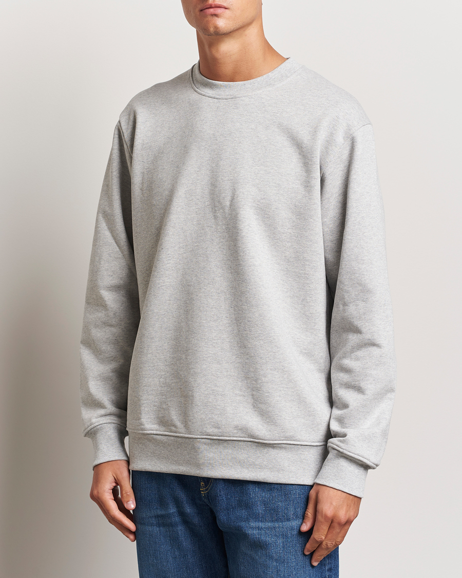 Herre | Trøjer | A Day's March | Etienne Sweatshirt Grey Melange