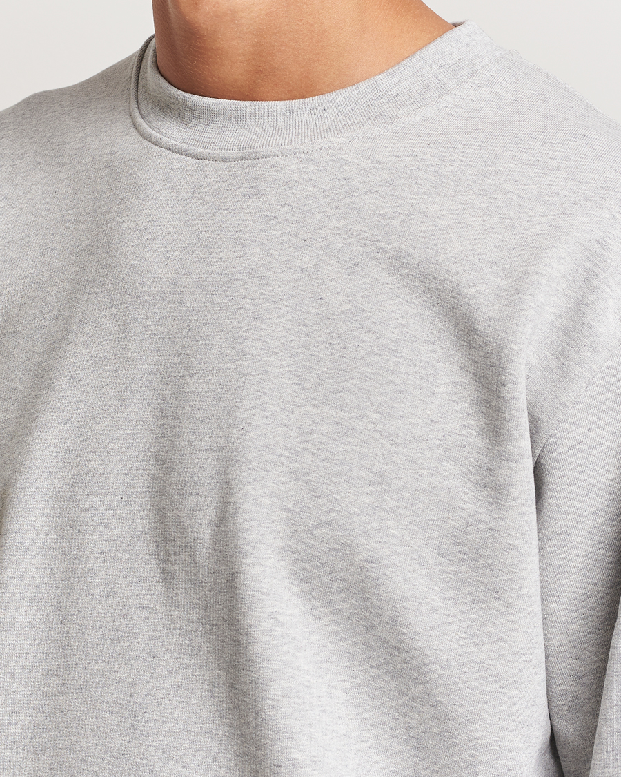 Herre | Trøjer | A Day's March | Etienne Sweatshirt Grey Melange