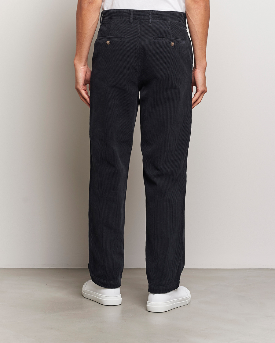 Herre | Bukser | A Day's March | Redwood Corduroy Trousers Black
