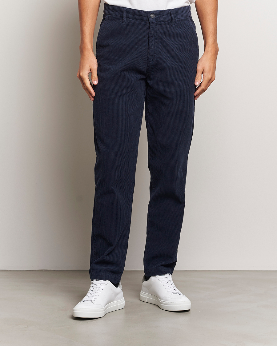 Herre | Bukser | A Day's March | Miller Corduroy Trousers Navy