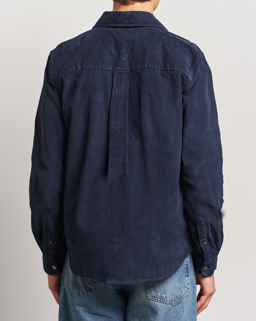 Herre | Skjorter | A Day's March | Denver Corduroy Shirt Navy