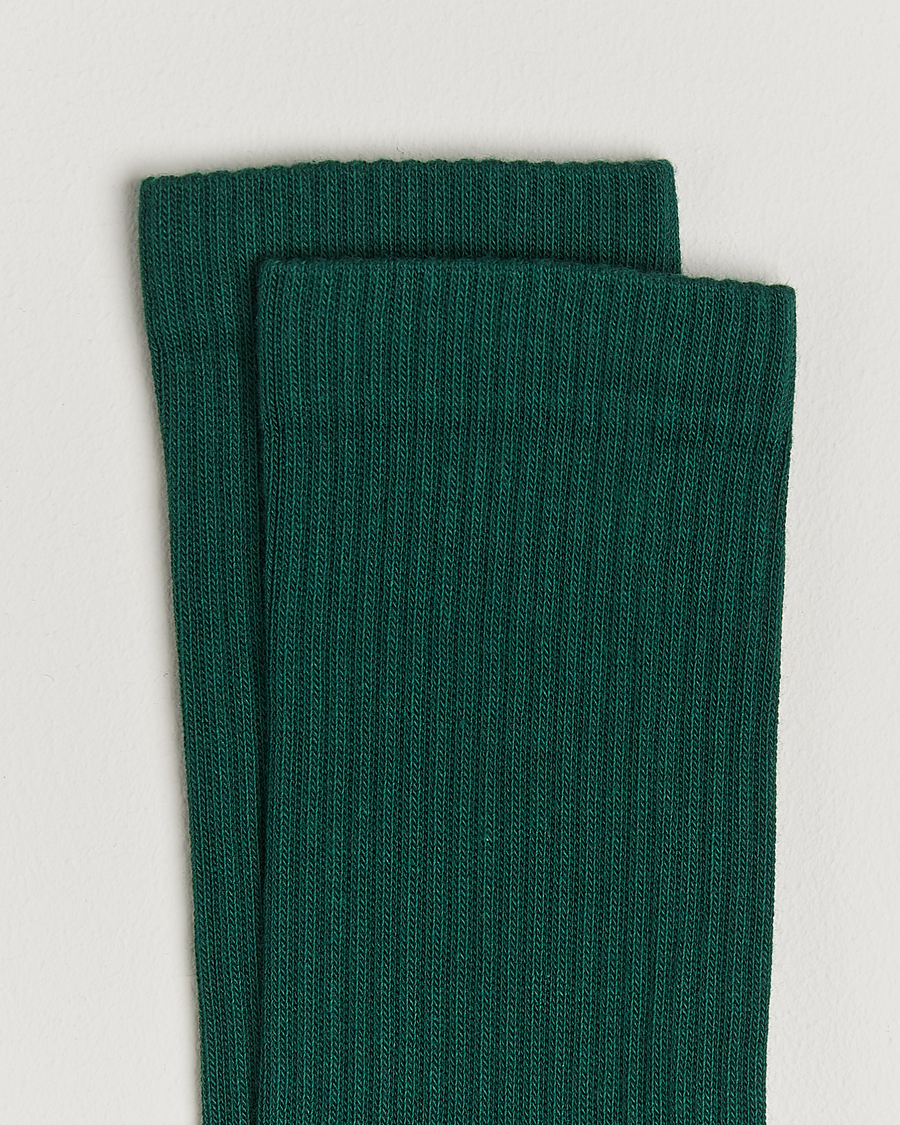 Herre | Undertøj | Sweyd | Crew Cotton Socks Green