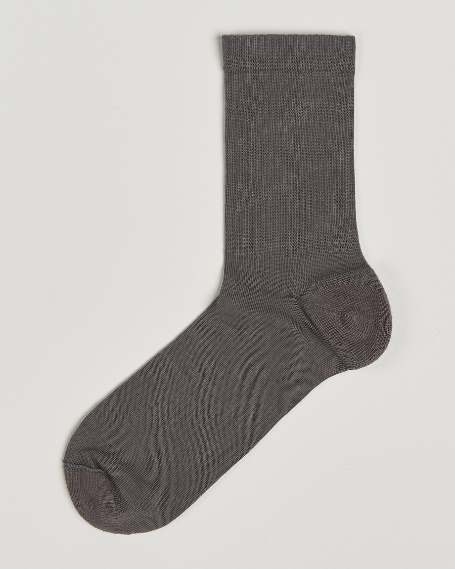Herre | Undertøj | Sweyd | Crew Cotton Socks Grey