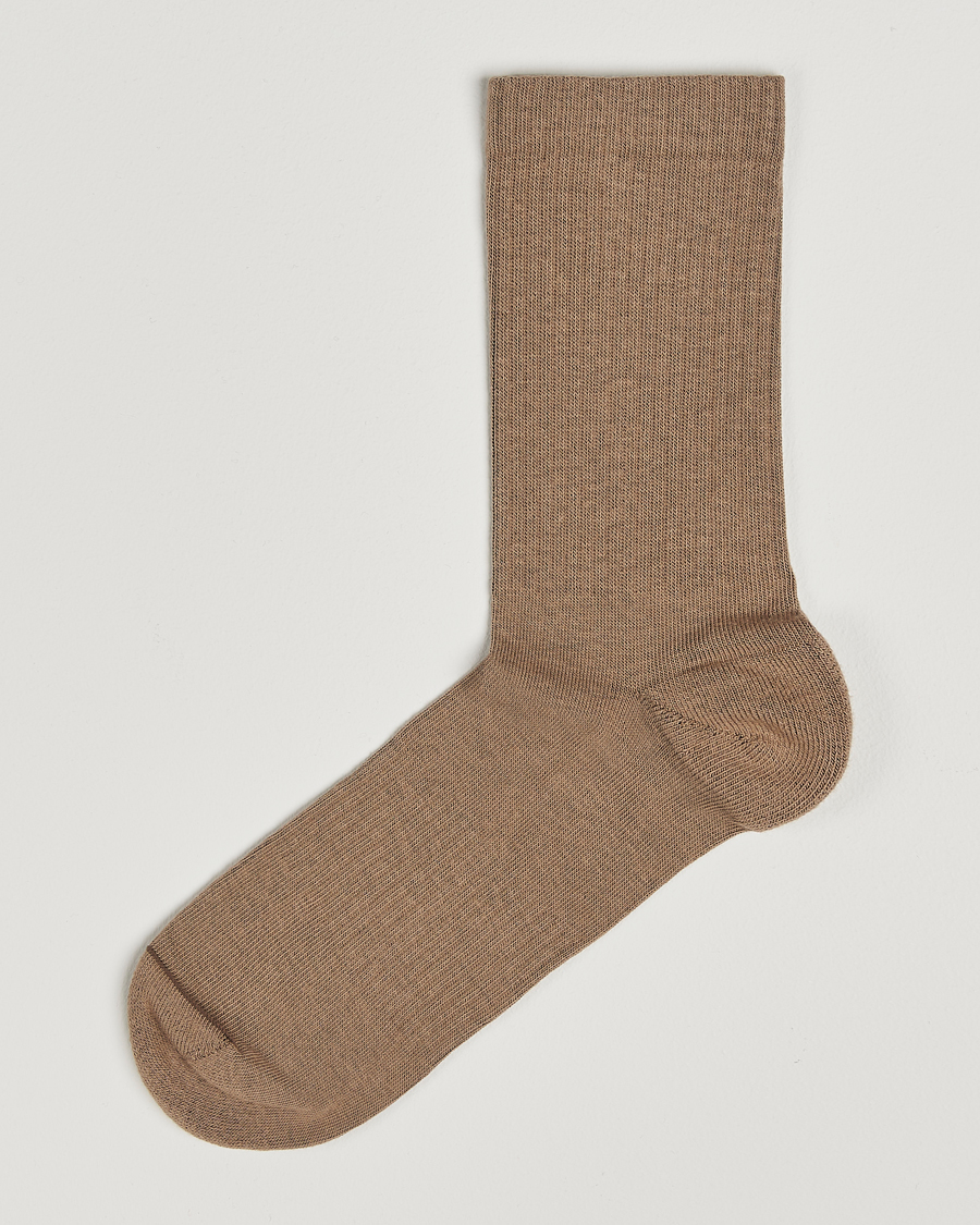 Herre | Undertøj | Sweyd | Crew Cotton Socks Sand