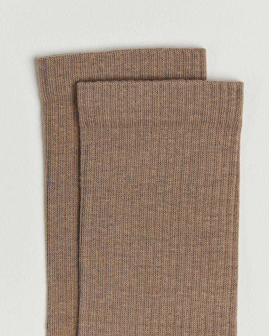 Herre | Undertøj | Sweyd | Crew Cotton Socks Sand