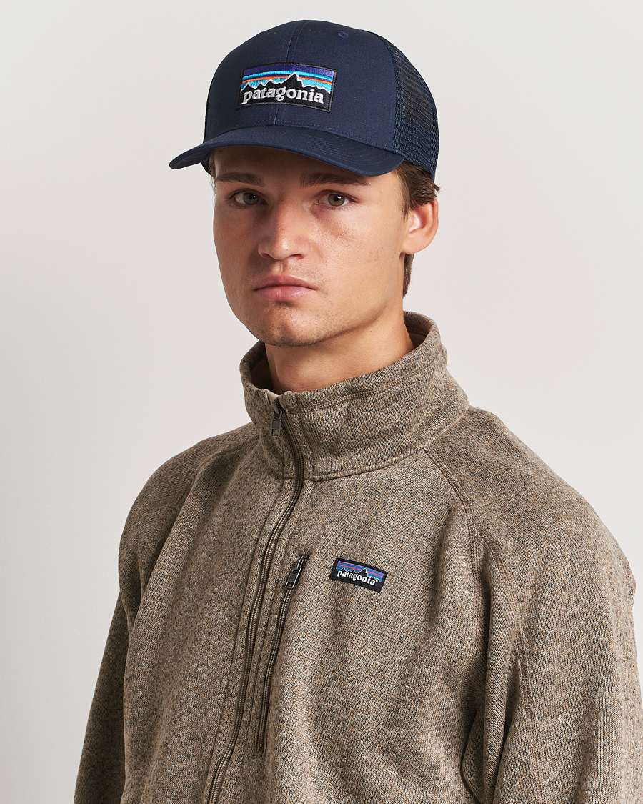 Herre | Hatte & kasketter | Patagonia | PatagoniaP-6 Logo Trucker HatNew Navy