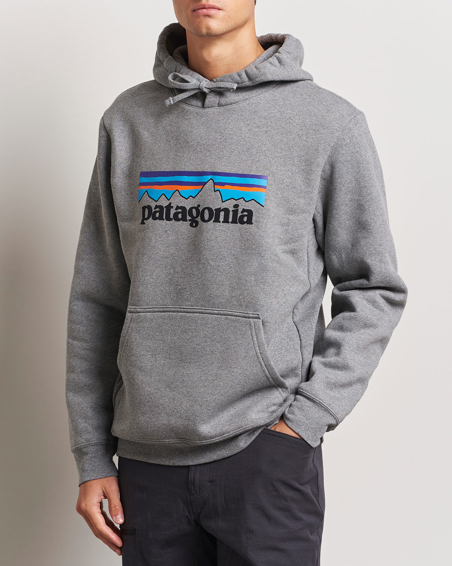 Herre | Trøjer | Patagonia | P-6 Logo Uprisal Hoody Gravel Heather