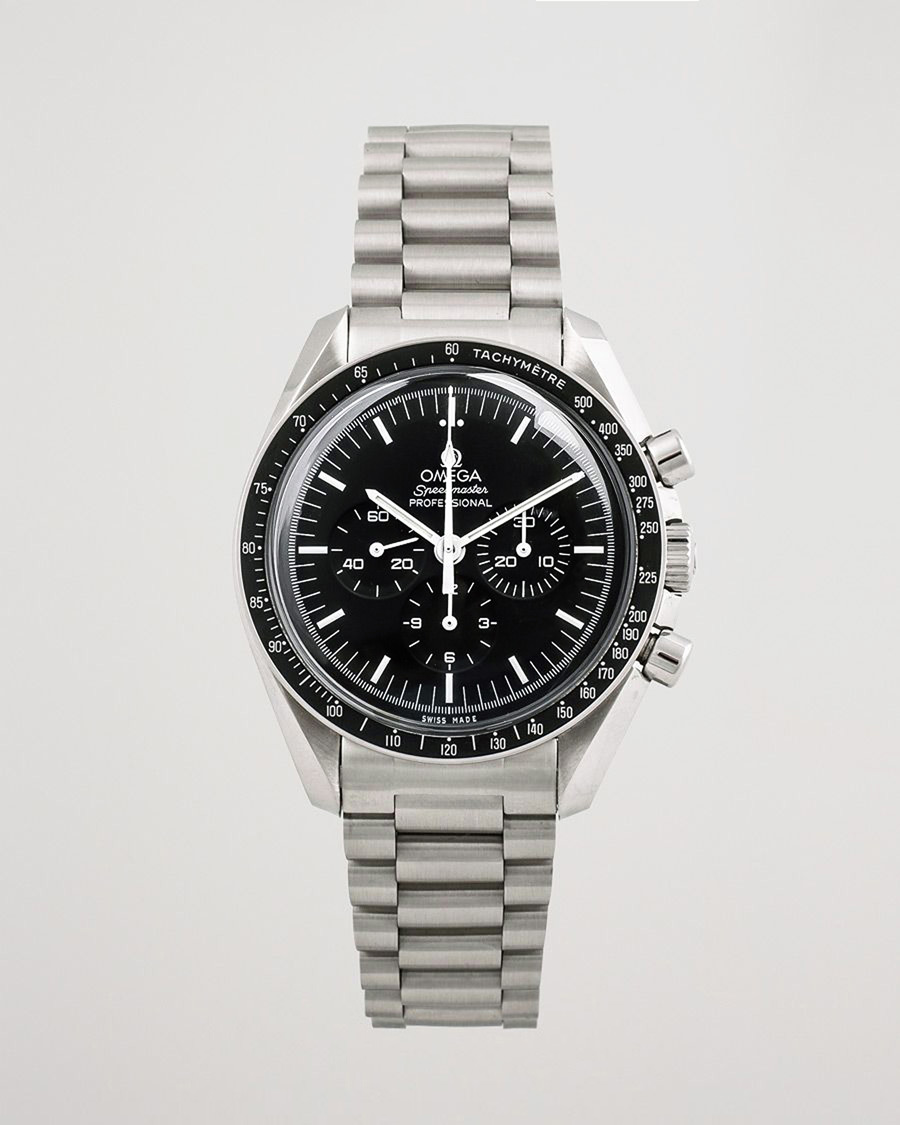 Herre | Omega Pre-Owned Speedmaster Moonwatch PRO 005 Steel Black Silver | Omega Pre-Owned | Speedmaster Moonwatch PRO 005 Steel Black Silver