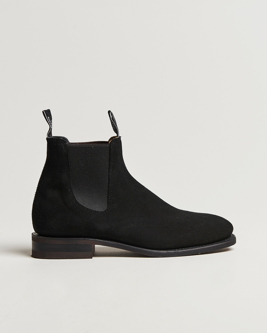 Herre | Støvler | R.M.Williams | Comfort Craftsman G Boot Black Suede