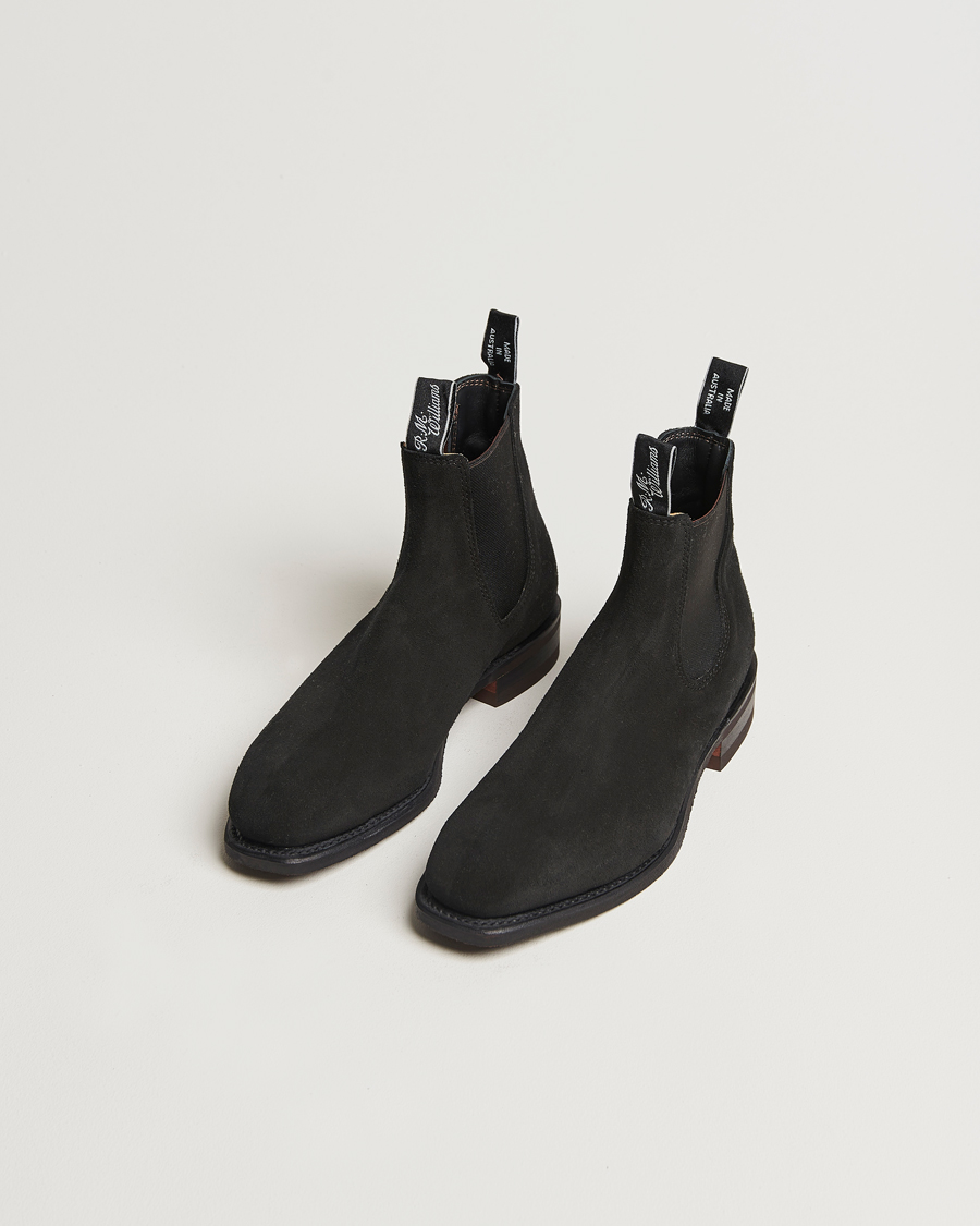 Herre | Støvler | R.M.Williams | Comfort Craftsman G Boot Black Suede