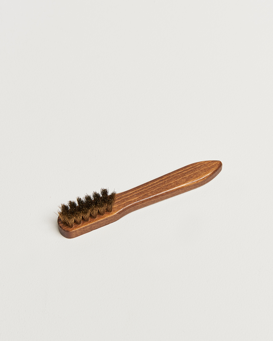 Herre | Skopleje | R.M.Williams | Suede Brass Bristle Brush Natural