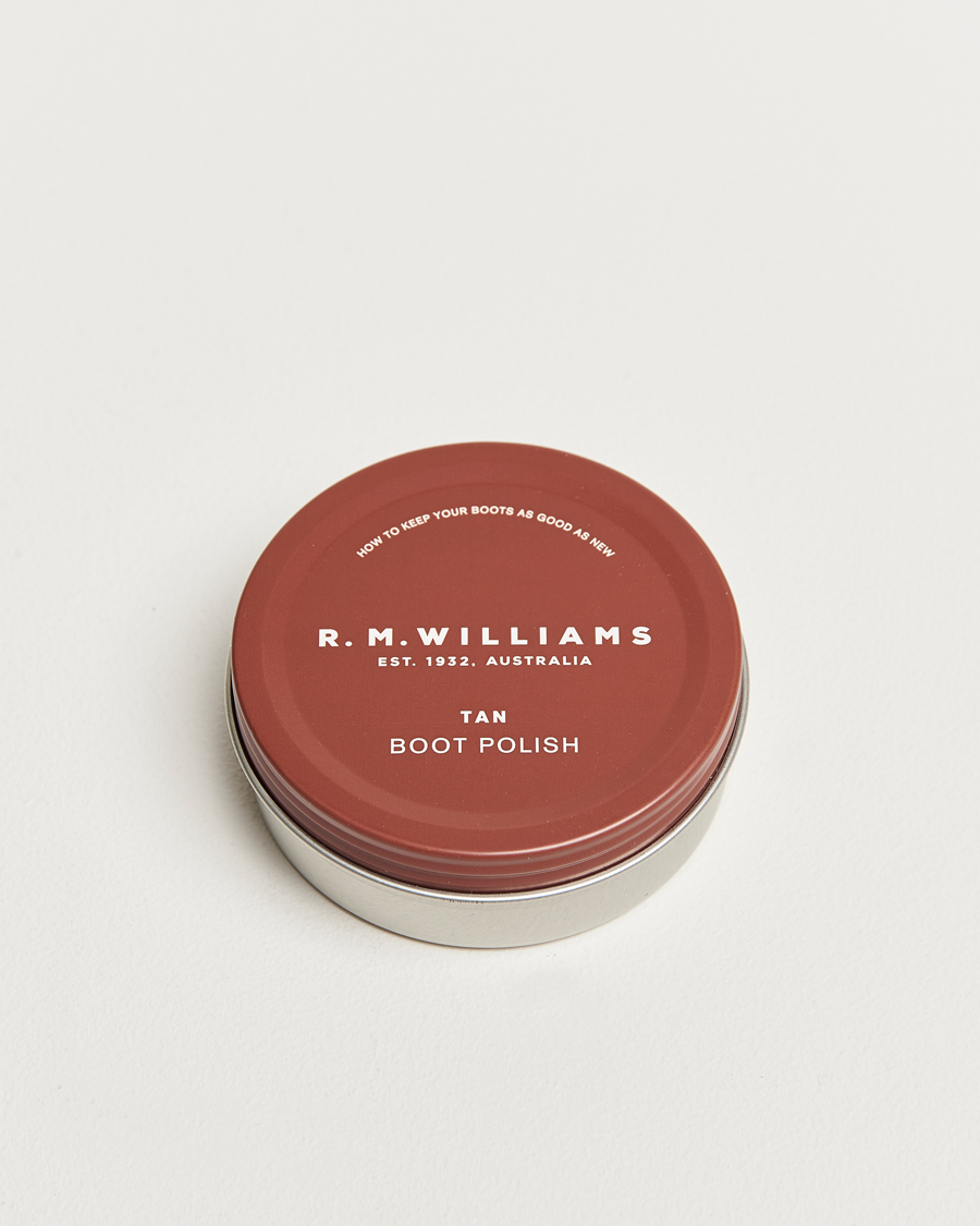 Herre | R.M.Williams Stockman's Boot Polish 70ml Tan | R.M.Williams | Stockman's Boot Polish 70ml Tan