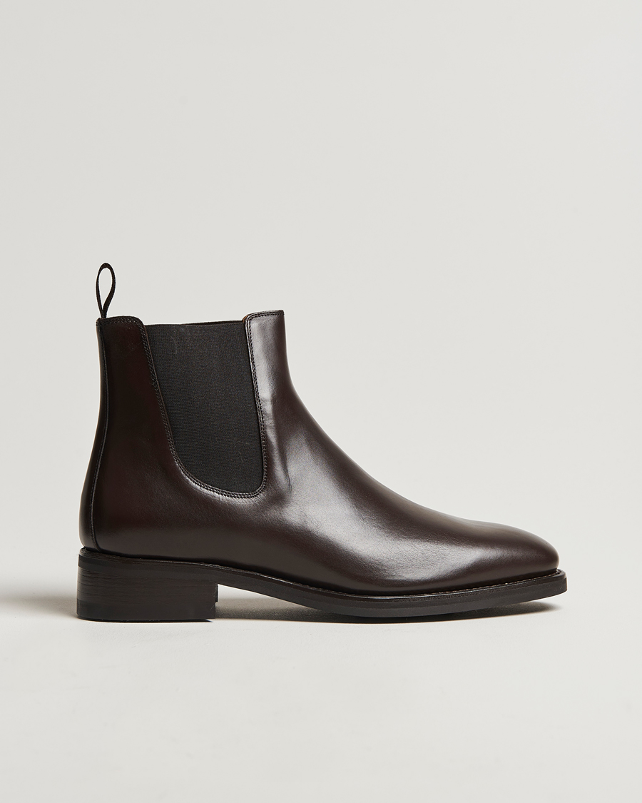 Herre | Støvler | Oscar Jacobson | Chelsea Boots Dark Mud Brown