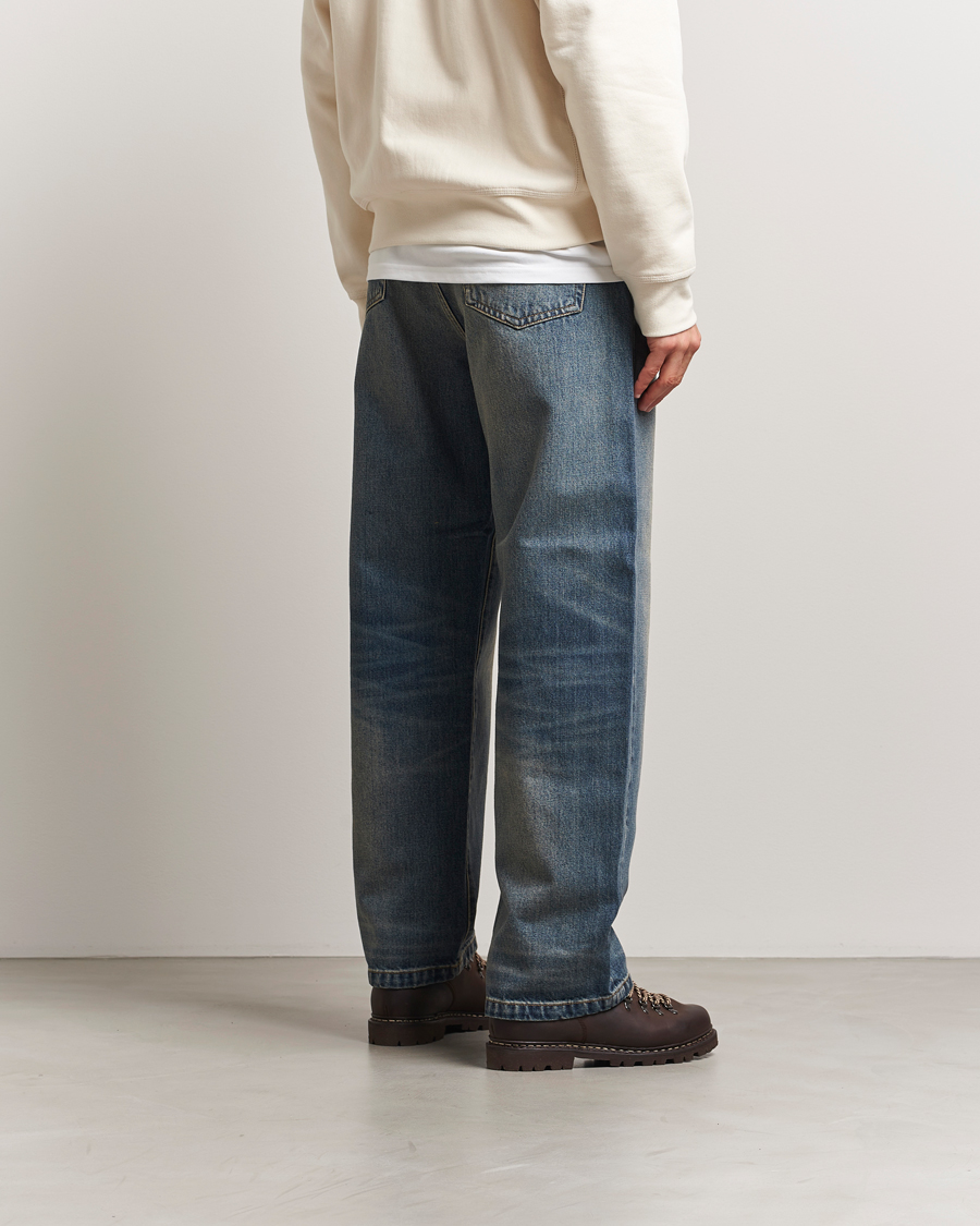 Herre | Jeans | Carhartt WIP | Landon Pant Smith Denim Blue Worn
