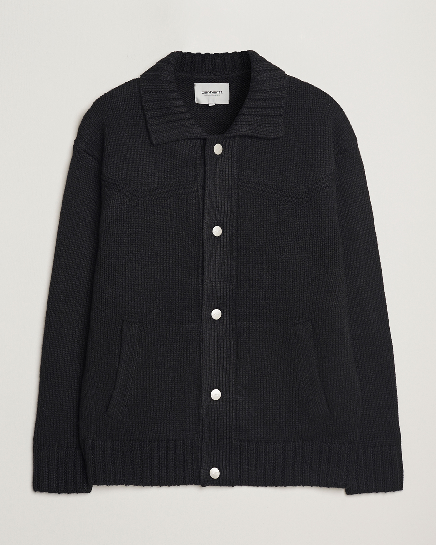 Herre | Trøjer | Carhartt WIP | Santa Fe Cardigan Black