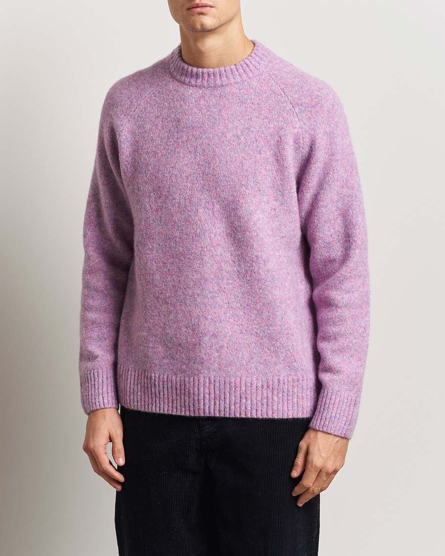 Herre | Trøjer | LES DEUX | Gilbert Roundneck Knit Oyster Rose Melange