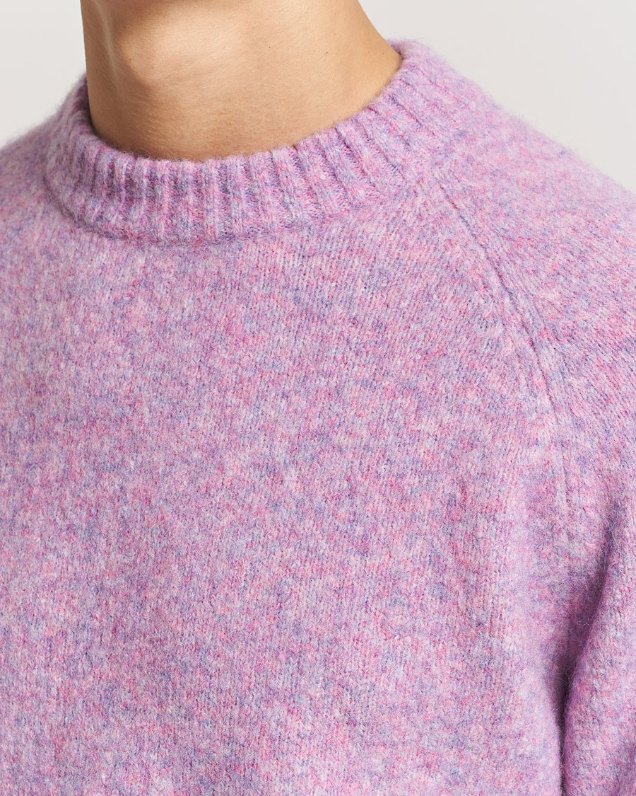 Herre | Trøjer | LES DEUX | Gilbert Roundneck Knit Oyster Rose Melange