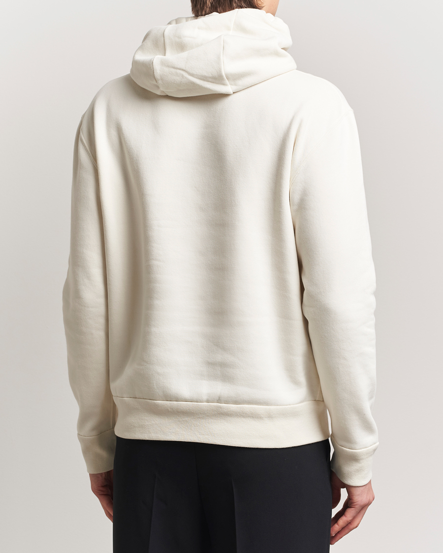 Herre | Trøjer | Ralph Lauren Purple Label | Luxury Fleece Bear Hoodie Cream