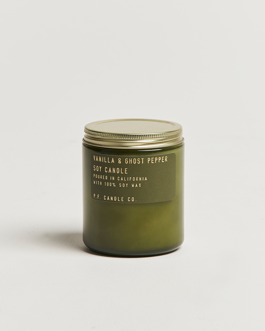 Herre | Duftlys | P.F. Candle Co. | Soy Candle No. 18 Vanilla & Ghost Pepper 204g