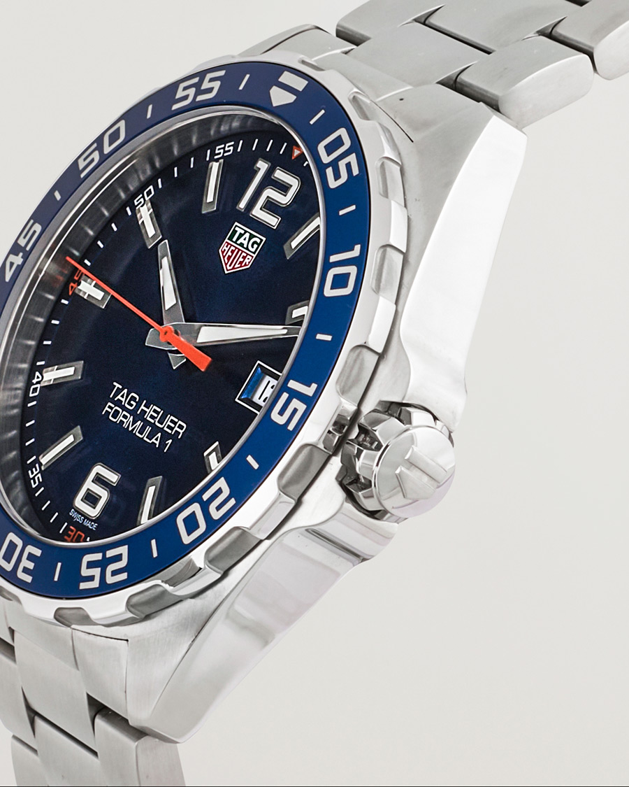 Herre | Tag Heuer Pre-Owned Formula 1 WAZ1010 Silver | Tag Heuer Pre-Owned | Formula 1 WAZ1010 Silver