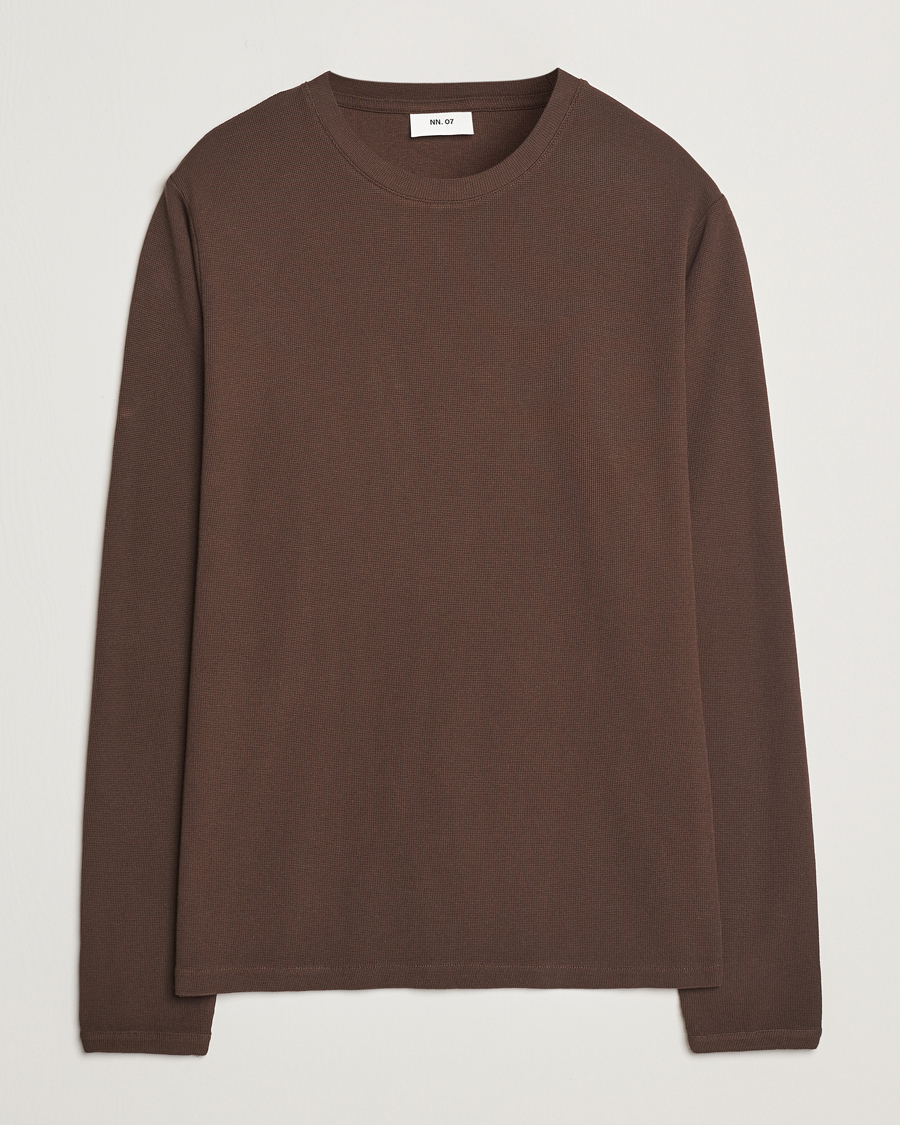 Herre | Trøjer | NN07 | Clive Knitted Sweater Demitasse Brown