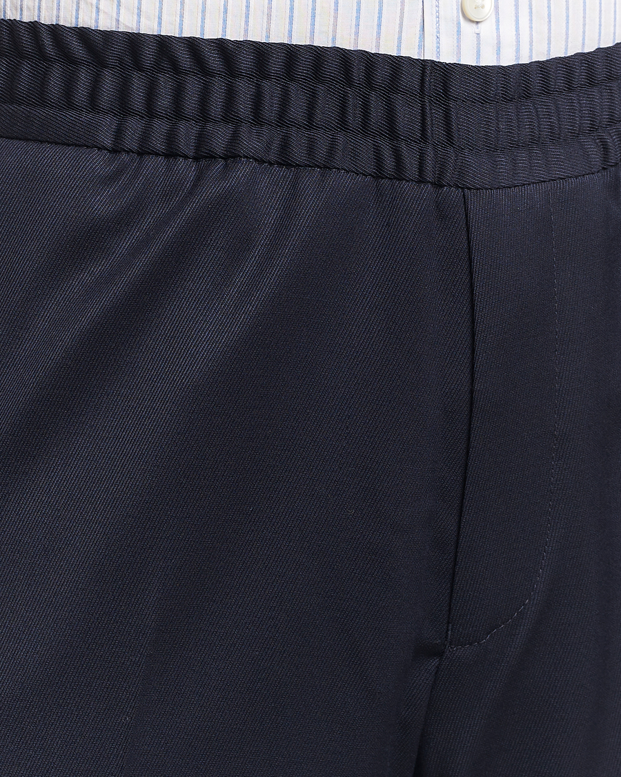 Herre | Bukser | Filippa K | Theo Relaxed Wool Trousers Navy
