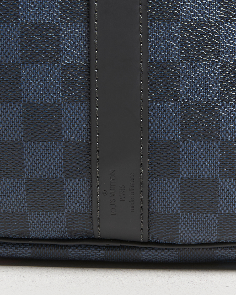 Herre | Louis Vuitton Pre-Owned Keepall Bandoulière 45 Damier Cobalt Jungle | Louis Vuitton Pre-Owned | Keepall Bandoulière 45 Damier Cobalt Jungle