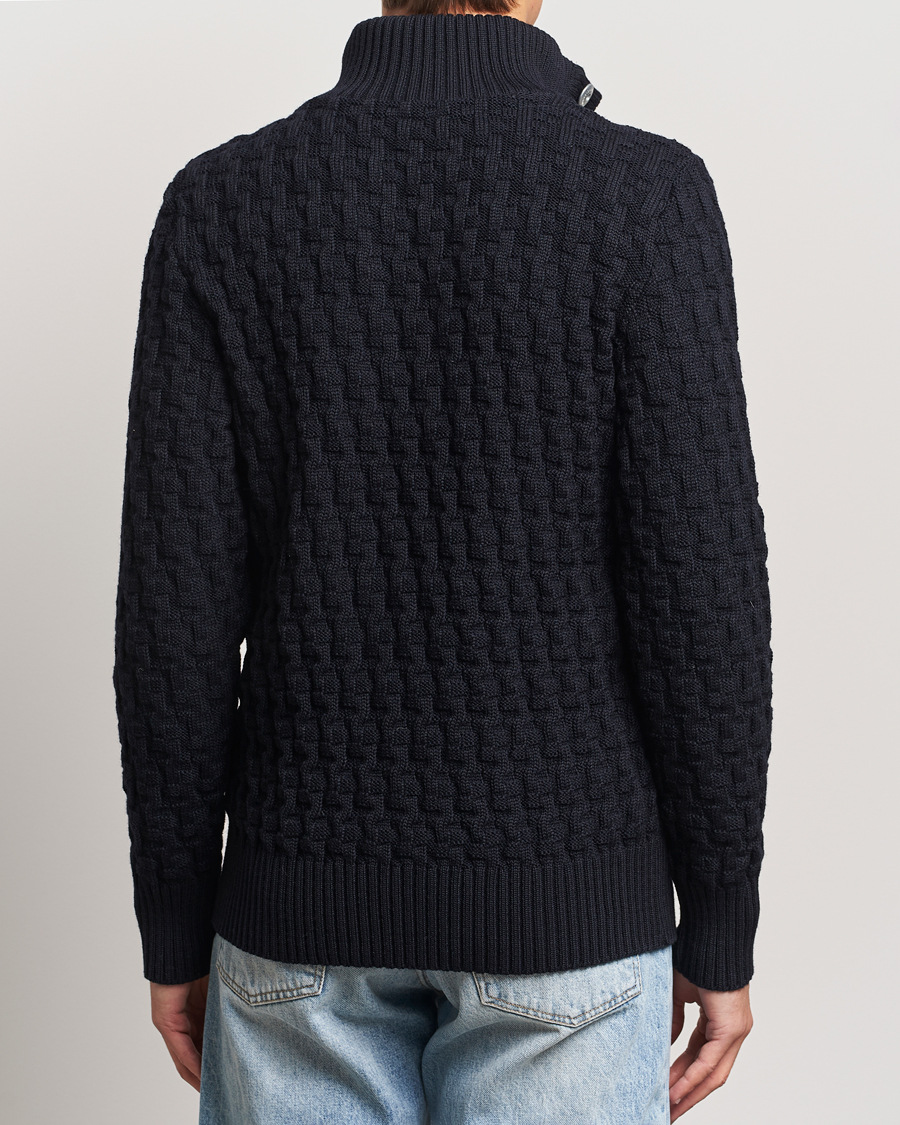 Herre | Trøjer | S.N.S. Herning | Stark Wool Cable Cardigan Navy