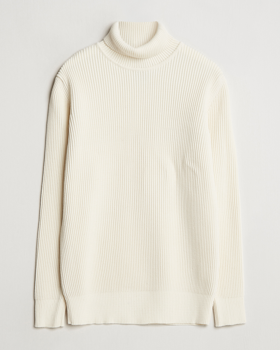 Herre | Trøjer | S.N.S. Herning | Fender Wool Rollneck Sweater Natural White