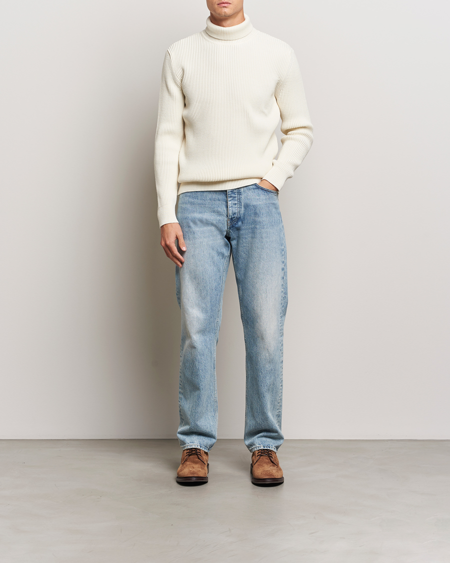 Herre | Trøjer | S.N.S. Herning | Fender Wool Rollneck Sweater Natural White