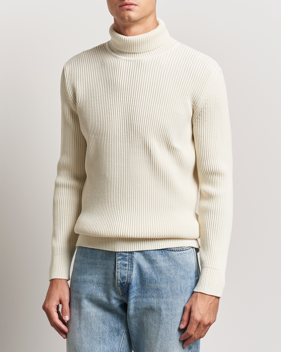 Herre | Trøjer | S.N.S. Herning | Fender Wool Rollneck Sweater Natural White