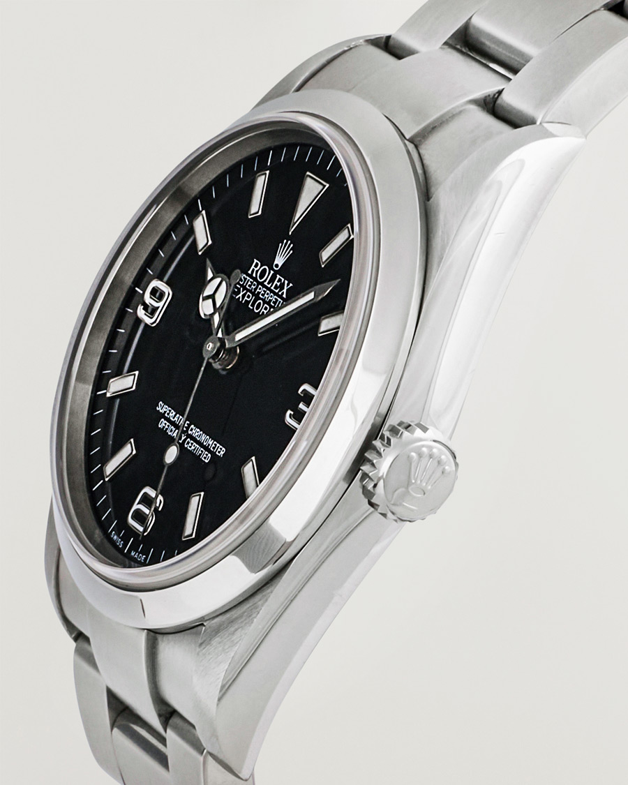 Herre | Rolex Pre-Owned Explorer 114270 Silver | Rolex Pre-Owned | Explorer 114270 Silver