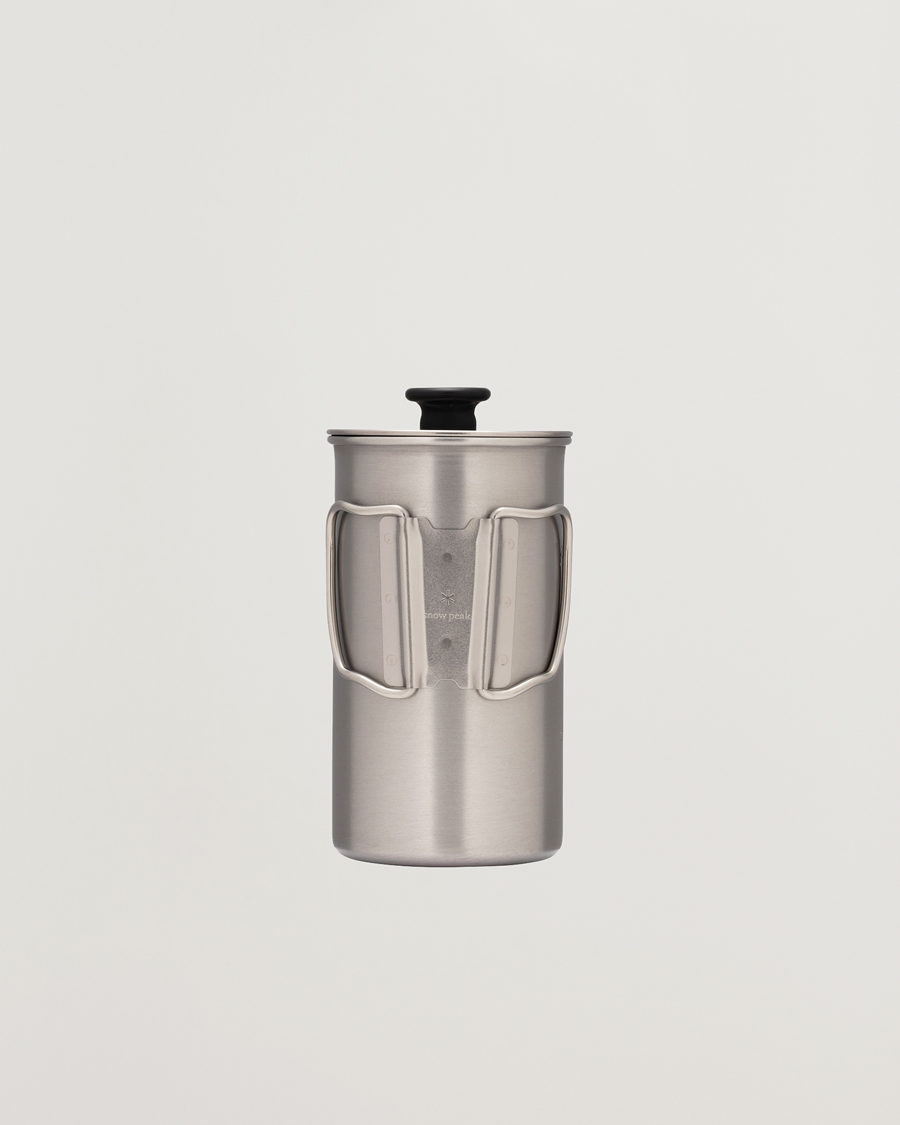 Herre | Snow Peak French Press Coffee Maker Titanium | Snow Peak | French Press Coffee Maker Titanium