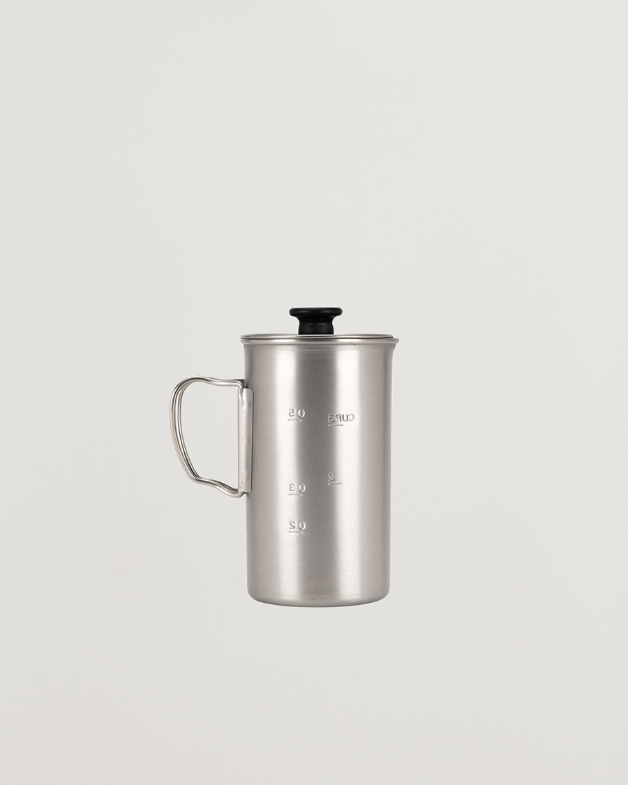 Herre | Snow Peak French Press Coffee Maker Titanium | Snow Peak | French Press Coffee Maker Titanium