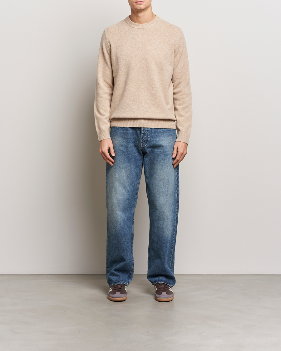 Herre | Trøjer | Samsøe Samsøe | Isak Knitted Crew Neck Seneca Rock