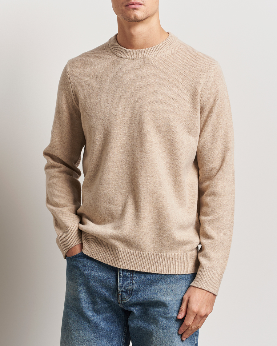 Herre | Trøjer | Samsøe Samsøe | Isak Knitted Crew Neck Seneca Rock